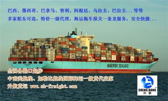 深圳一级货代 详解布宜诺斯艾利斯国际海运及运费策略